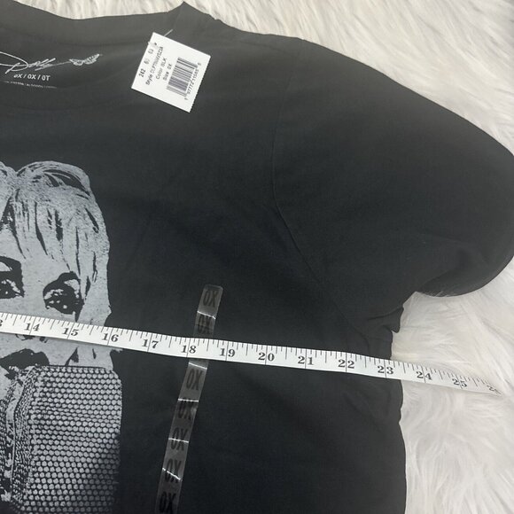 Dolly Parton womens black tee NWT short sleeve 0X - Picture 6 of 8